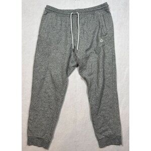 Nike Legacy Jogger Pants Carbon Heather Gray Jersey Sweatpants 805150 Men's XXL